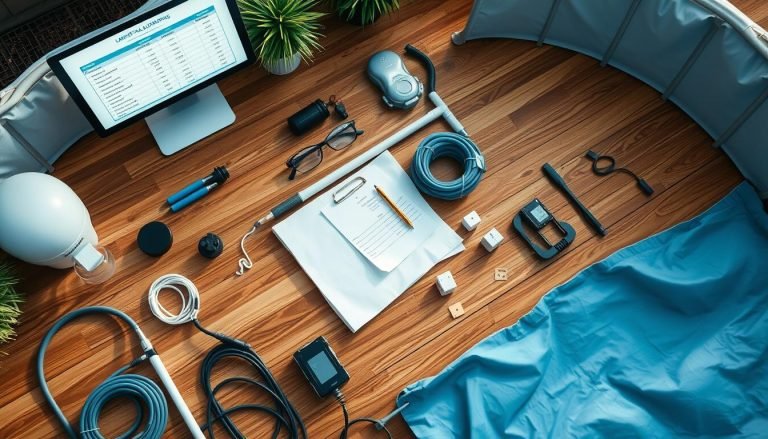 above the ground pool installation tools